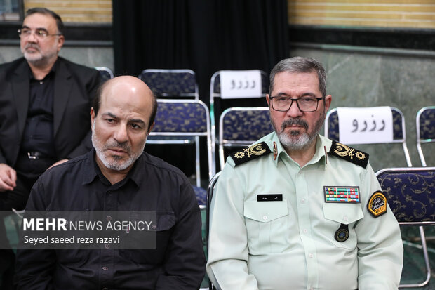 مراسم گرامیداشت سرلشکر شهید «غلامرضا محرابی» و سرلشکر شهید «مهدی ربانی»