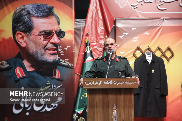 مراسم گرامیداشت سرلشکر شهید «غلامرضا محرابی» و سرلشکر شهید «مهدی ربانی»