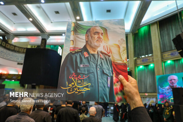 مراسم گرامیداشت سرلشکر شهید «غلامرضا محرابی» و سرلشکر شهید «مهدی ربانی»