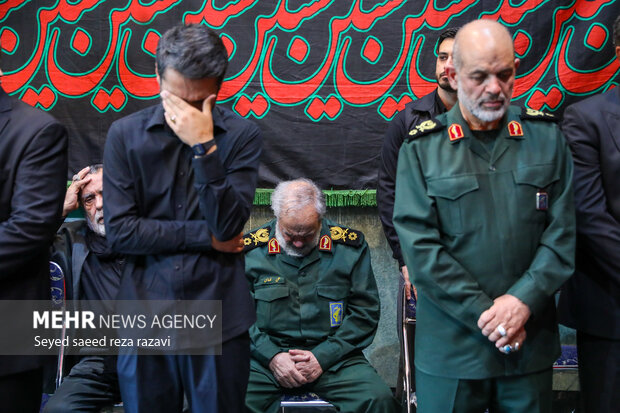 مراسم گرامیداشت سرلشکر شهید «غلامرضا محرابی» و سرلشکر شهید «مهدی ربانی»