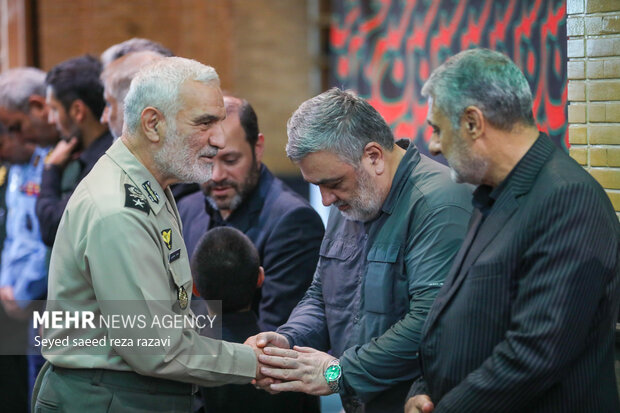 مراسم گرامیداشت سرلشکر شهید «غلامرضا محرابی» و سرلشکر شهید «مهدی ربانی»