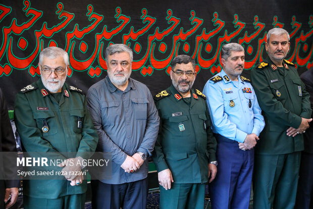 مراسم گرامیداشت سرلشکر شهید «غلامرضا محرابی» و سرلشکر شهید «مهدی ربانی»