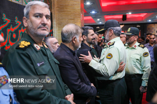 مراسم گرامیداشت سرلشکر شهید «غلامرضا محرابی» و سرلشکر شهید «مهدی ربانی»