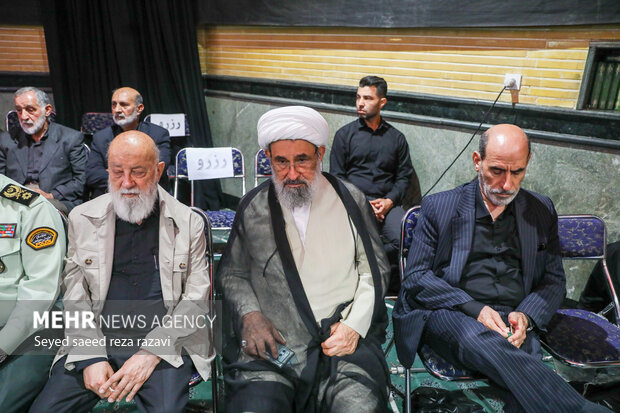 مراسم گرامیداشت سرلشکر شهید «غلامرضا محرابی» و سرلشکر شهید «مهدی ربانی»