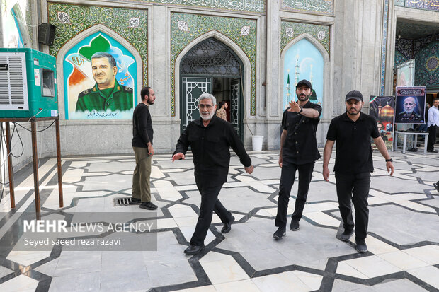 مراسم گرامیداشت سرلشکر شهید «غلامرضا محرابی» و سرلشکر شهید «مهدی ربانی»