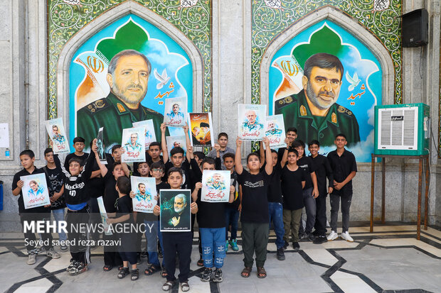 مراسم گرامیداشت شهید «غلامرضا محرابی» و شهید «مهدی ربانی» 45