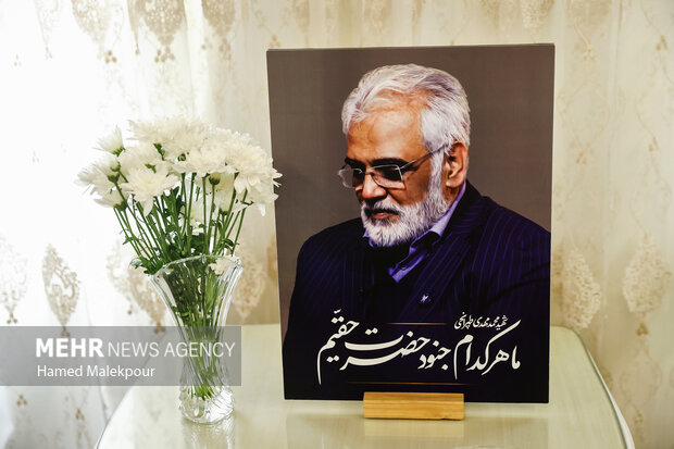 حضور رئیس مجلس در منزل شهیدان طهرانچی، شادمانی و حاجیزاده