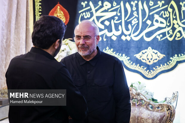 حضور رئیس مجلس در منزل شهیدان طهرانچی، شادمانی و حاجی‌زاده