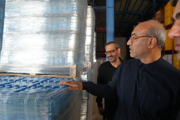 بازدید استاندار کرمانشاه از سردخانه بزرگ قصرشیرین