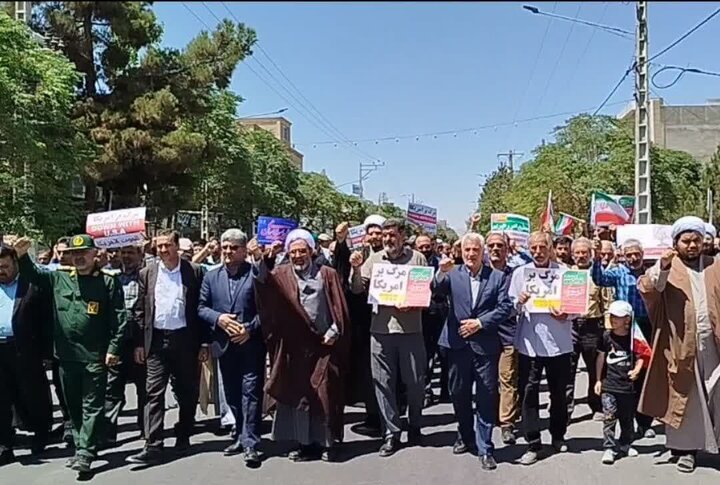 راهپیمایی جمعه خشم در بردسکن