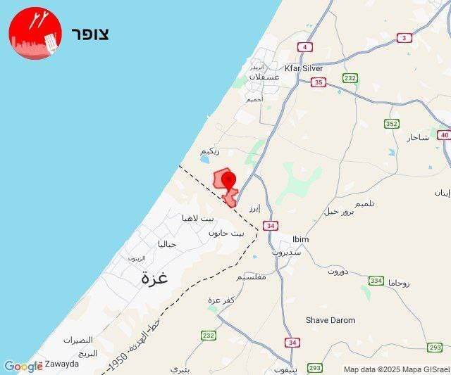 حمله موشکی از نوار غزه به جنوب سرزمینهای اشغالی