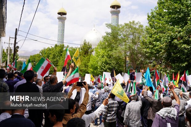 برگزاری «جمعه‌ خشم و نصر» در کهگیلویه و بویراحمد
