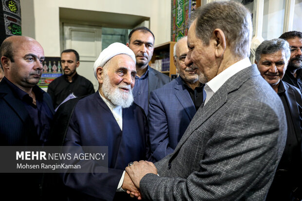اسحاق جهانگیری در مراسم بزرگداشت مرحوم محمد ناطق نوری