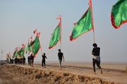 عراق کے الفاؤ میں اربعین مارچ کا باقاعدہ آغاز
