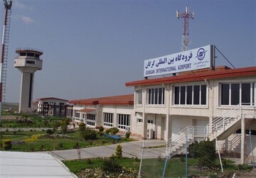 حريق مخطط في مطار جرجان