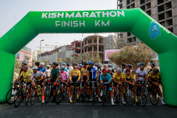 قهرمانان مسابقه جایزه بزرگ دوچرخه سواری کیش معرفی شدند