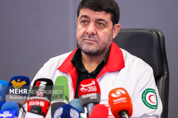 نشست خبری رئیس جمعیت هلال‌احمر 4