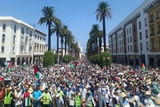 Fas'ta Siyonist İsrail protesto edildi (+video)