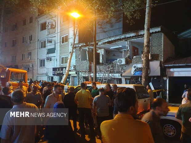 حال ۲ نفر از مصدومان انفجار رشت وخیم است؛ علت در دست بررسی