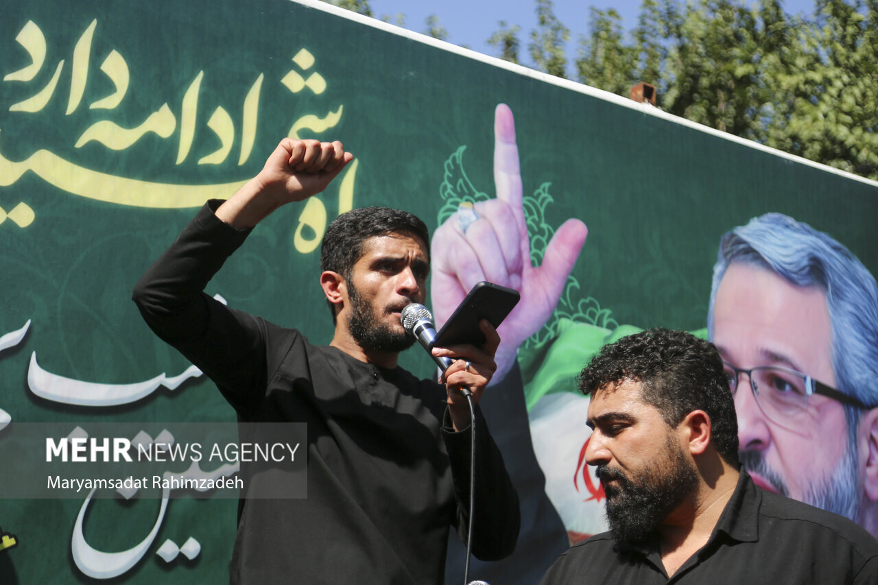 مراسم تشييع ودفن الشهيد اللواء غيب برور في شيراز