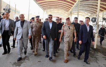 وزير الداخلية العراقي يزور منفذ المنذرية الحدودي للإطلاع على سير الاستعدادات لزيارة الأربعين