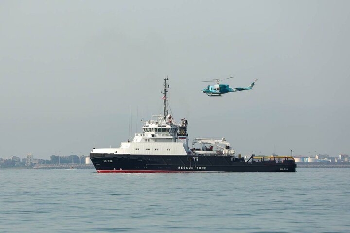 شناور نیروی دریایی فدراتیو روسیه وارد منطقه عمومی رزمایش خزر شد