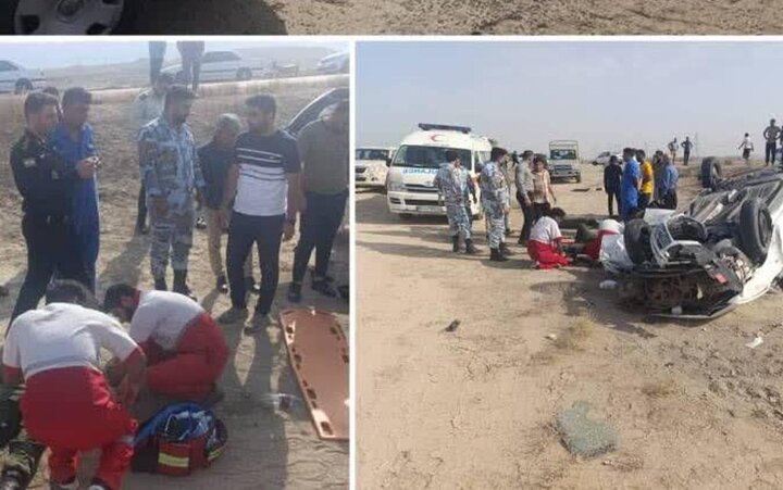 واژگونی خودرو در محور گناوه به دیلم ۳ مصدوم داشت واژگونی خودرو در محور گناوه به دیلم ۳ مصدوم داشت