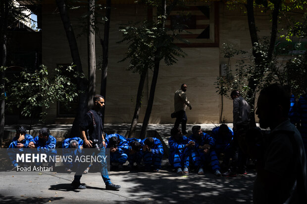 جمع‌آوری ۱۲۹ معتاد متجاهر در علی‌آبادکتول