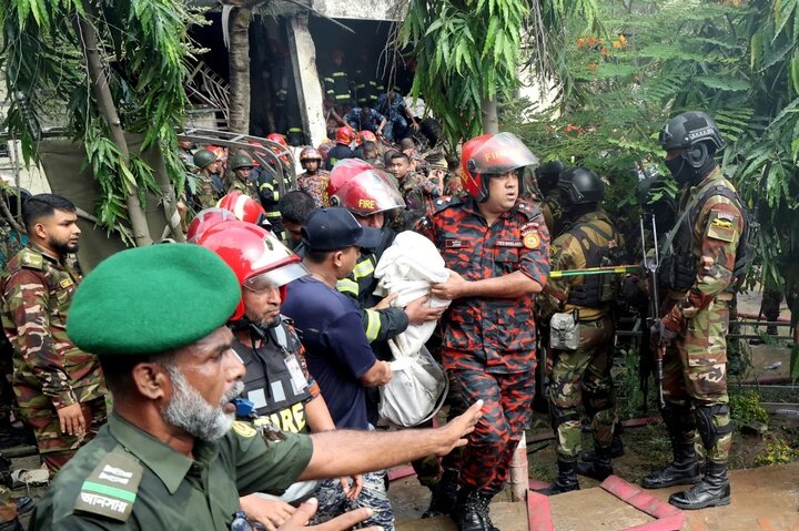 At least 19 killed in Bangladesh air force jet crash