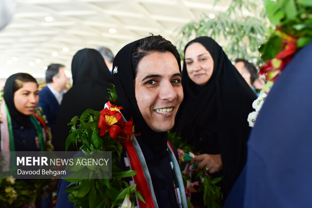 مراسم استقبال از تیم ملی فوتبال بانوان در مشهد 6
