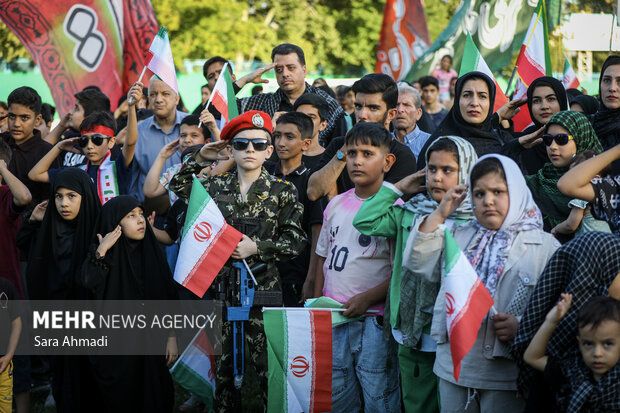 اجتماع بزرگ کودکان و نوجوانان مشهدی در روز شهادت امام سجاد(ع)