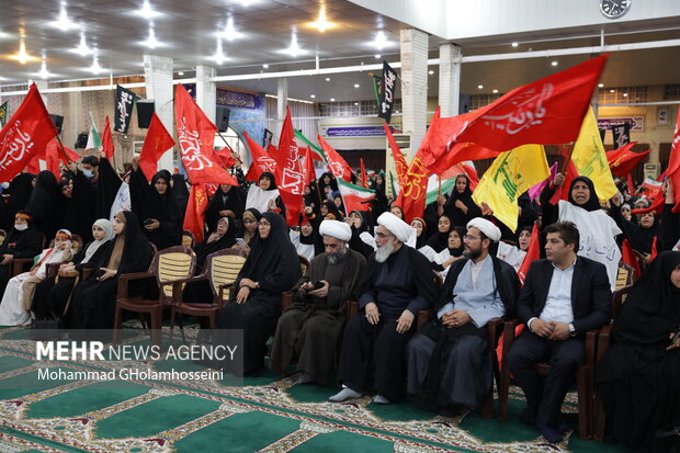 اجتماع عظیم زینبیون بوشهر با حضور سحر امامی