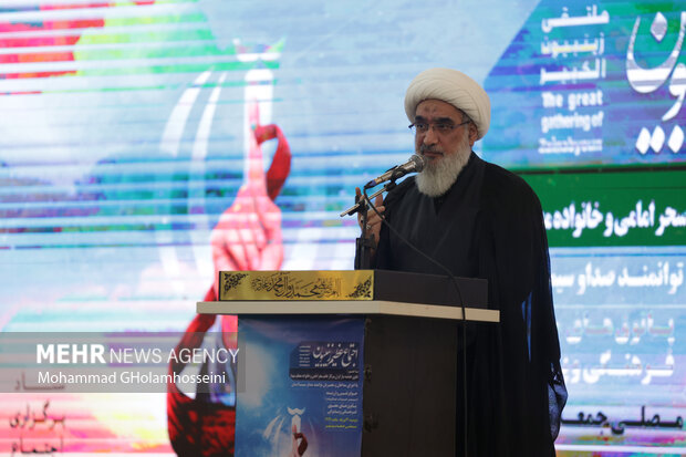 اجتماع عظیم زینبیون بوشهر با حضور سحر امامی