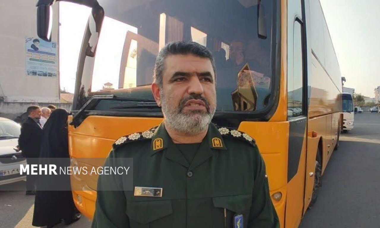 مرحله جدید اعزام بسیجیان گیلانی به مشهد مقدس آغاز شد مرحله جدید اعزام بسیجیان گیلانی به مشهد مقدس آغاز شد