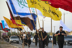 Arbaeen pilgrims in Iran's Ramhormoz