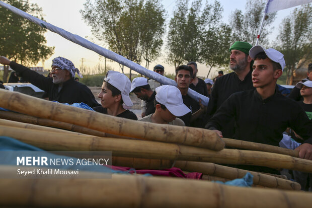 کاروان پیاده روی نور حسین رامهرمز