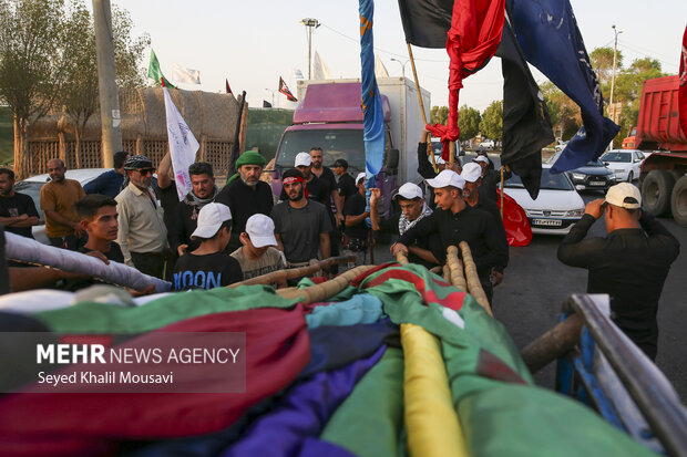 کاروان پیاده روی نور حسین رامهرمز