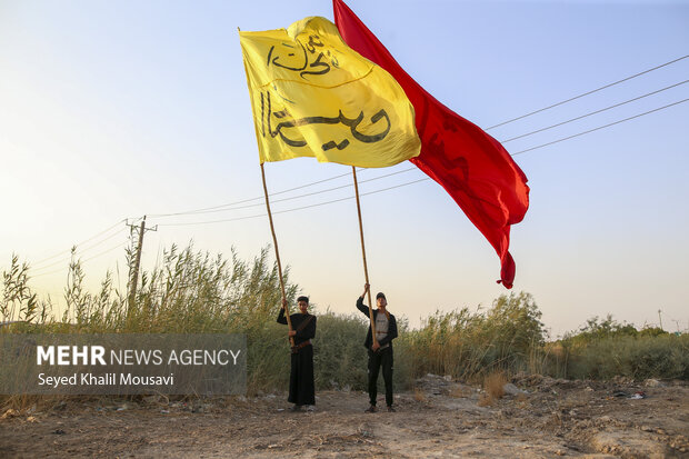 کاروان پیاده روی نور حسین رامهرمز