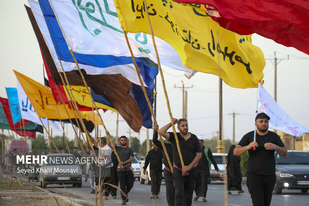 کاروان پیاده روی نور حسین رامهرمز
