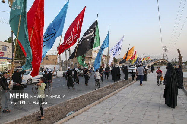 کاروان پیاده روی نور حسین رامهرمز