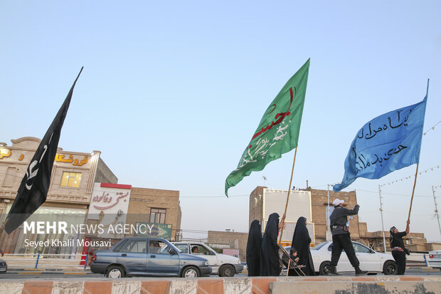 کاروان پیاده روی نور حسین رامهرمز