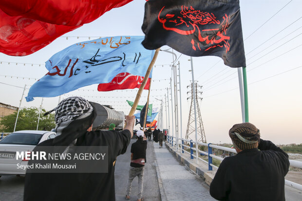 کاروان پیاده روی نور حسین رامهرمز
