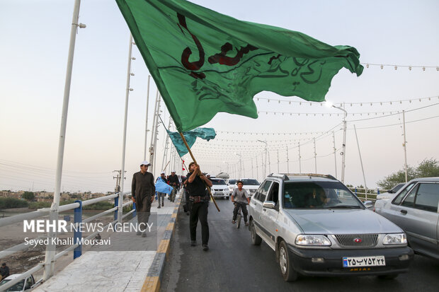 کاروان پیاده روی نور حسین رامهرمز