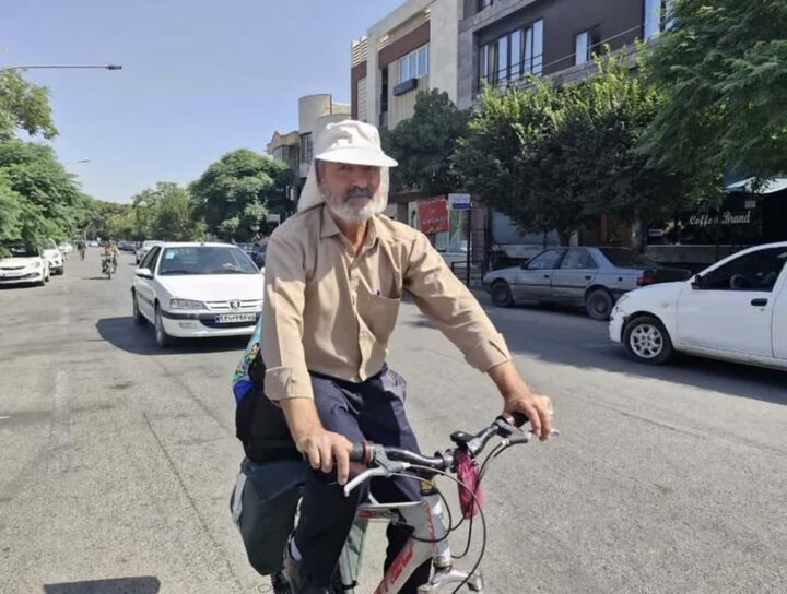 جانباز سیرجانی به مناسبت اربعین حسینی رکابزنی تا کربلا را آغاز کرد