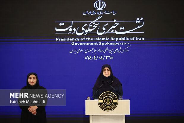 نشست خبری سخنگوی دولت 2