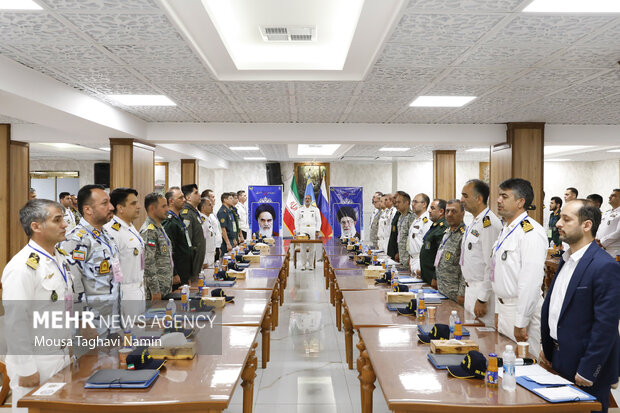 نشست توجیهی رزمایش مرکب امدادونجات 2025 دریای خزر