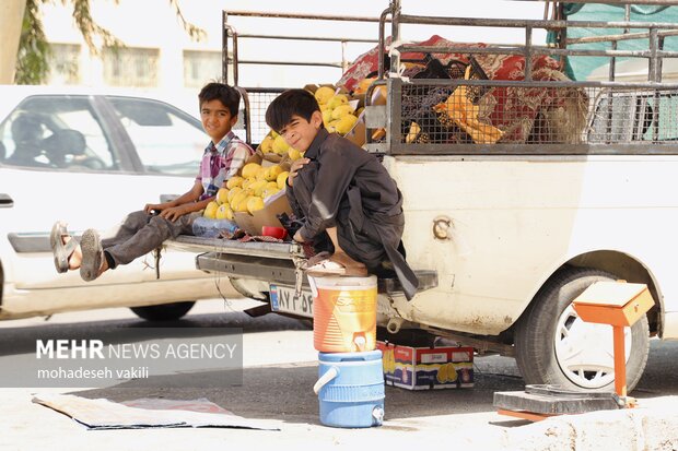 گرمای هوا در زاهدان
