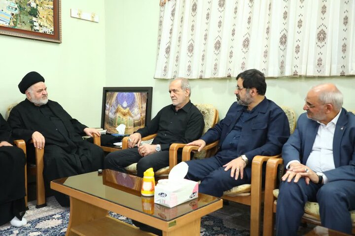رئیسجمهور با نماینده آیتالله سیستانی دیدار کرد