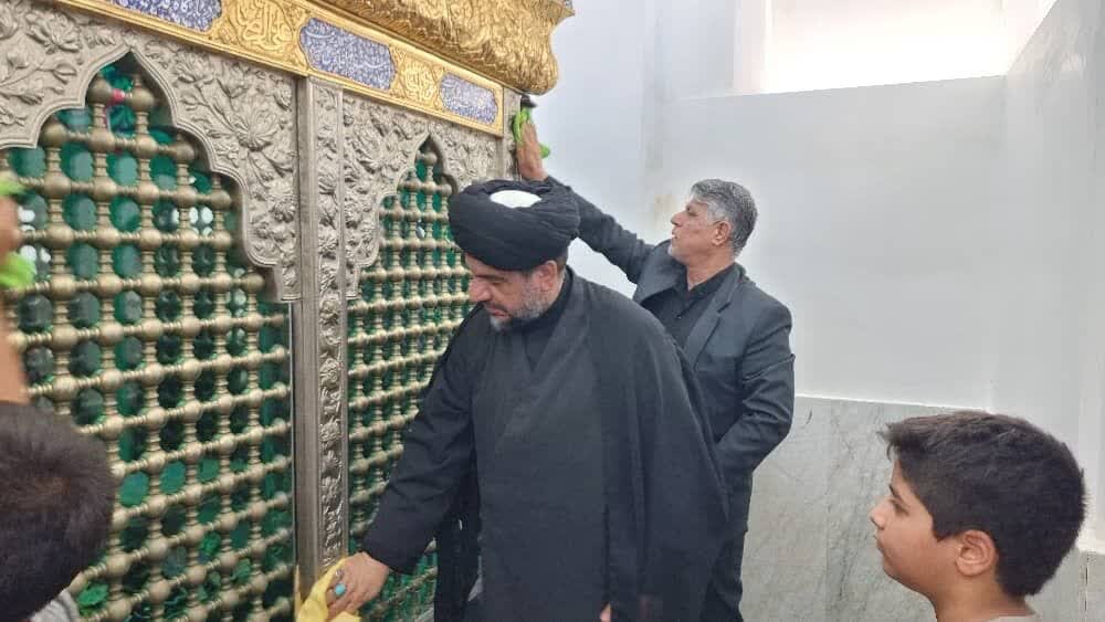 آئین تجدید میثاق با شهدا در گناوه برگزار شد