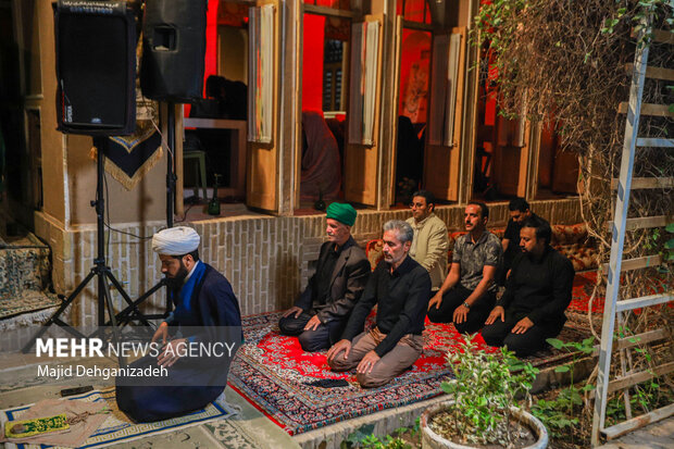 "روضه هنری" در خانه مارلیک یزد